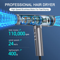 Sèche-cheveux léger 110000 tr/min Bldc sans brosse à grande vitesse à séchage rapide 1800W 2000W puissant sèche-cheveux