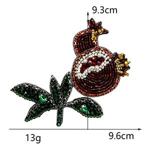 Appliques de luxe 3D à coudre en strass ronds avec strass dorés, motif croix en cristal et motif palmier pour costumes et sacs - Product Image 4