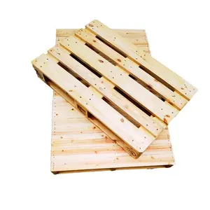 Solid wood pallet for transportation packaging or four-sided fork packaging board
