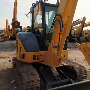 Excavatrice sur chenilles hydraulique d'occasion PC55MR 5,5 tonnes, système entièrement hydraulique, capacité de la benne de 0,23 m³, bon état, d'origine - Product Image 6