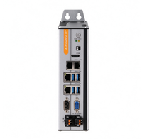 CANGHAN NP-61x3 PC Industri Dinding, 4 Intel I210-AT GbE LAN, 2 Slot Mini PCIe, VGA HDMI Dual Display untuk Visi Mesin