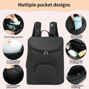 <span class=keywords><strong>Sac</strong></span> à dos de voyage pour maman, <span class=keywords><strong>sac</strong></span> à couches avec plusieurs poches, toutes saisons - Product Image 3