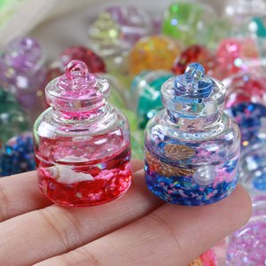 En gros, Modèle en résine de moule de mer Jinsha flottant en bouteille, Ornement en résine Kawaii, Breloques en résine phosphorescentes pour décoration de voiture - Product Image 2