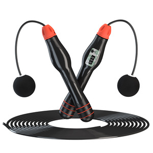 Qingdao Electronic Counting Skip Rope 2.5M PVCPP Material With Counter For Home Fitness Unisex Use - Product Image 1
