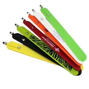 JCX/프로모션 선물 슬랩 실리콘 팔찌 스타일러스 팁 펜 사용자 정의 로고 프로모션 슬랩 스타일러스 펜