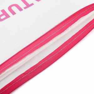 Durable Custom Blank Plain Week Letter Canvas Cosmetic Zipper Pouch Travel Toiletry Makeup <b>Storage</b> Bag for Promotional Gift - Product Image 3
