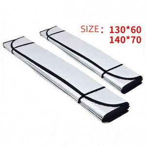 Front <b>Window</b> Visor Shield Aluminum Foil Insulation Windshield Cover Sun <b>Shade</b> Summer Cool for Car - Product Image 2