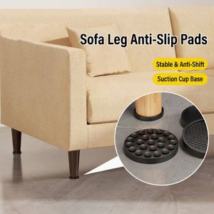 Premium Silicone Anti Slip Foot <b>Pads</b> Silent Shockproof Floor Protector <b>Pads</b> for <b>Bed</b> Table Sofa Movable Home Furniture - Product Image 4