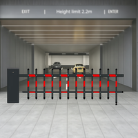 Système de gestion de parking autonome tout-en-un avec barrière LPR intelligente à moteur DC pour appartement