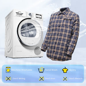 Veste chauffante décontractée d'hiver pour <span class=keywords><strong>homme</strong></span>, <span class=keywords><strong>sans</strong></span> coutures, en duvet, <span class=keywords><strong>grande</strong></span> <span class=keywords><strong>taille</strong></span>, <span class=keywords><strong>taille</strong></span> unique, personnalisable, avec batterie chauffante intégrée et logo frontal - Product Image 5