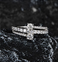 Yellow Gold Plated Moissanite Engagement <b>Ring</b> Round Brilliant Cut <b>Cross</b> Design Pave Setting Women's Classic Style - Product Image 6