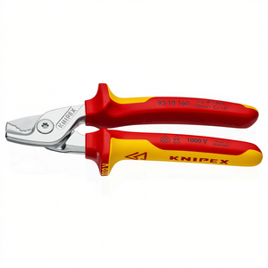Knipex StepCut Cable Shears 160mm 1000V Insulated For Copper And Aluminum <b>Wire</b> Cutting - Product Image 3