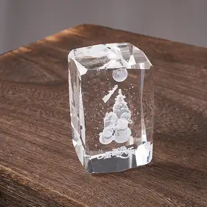 Honor Of Crystal Factory Wholesale K9 Crystal Glass Blank 3d Laser Engraving Crystal Block Cube