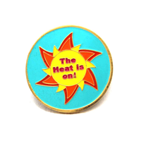 Pins en émail personnalisés de forme ronde, style moderne, avec logo personnalisé, en émail souple, en métal nickel noir, design volley-ball
