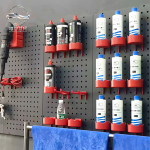 Panel <span class=keywords><strong>de</strong></span> Almacenamiento Multifuncional Resistente al Agua para Lavado <span class=keywords><strong>de</strong></span> Autos, Organizador <span class=keywords><strong>de</strong></span> Acero Resistente <span class=keywords><strong>a</strong></span> la Oxidación para Garaje/Armario, para Detallado Automotriz - Product Image 3