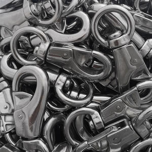 Prix usine <span class=keywords><strong>gros</strong></span> animal de compagnie laisse <span class=keywords><strong>mousqueton</strong></span> porte-clés en métal de haute qualité 25*100mm A2/A4 acier inoxydable pivotant taureau <span class=keywords><strong>mousqueton</strong></span> - Product Image 5