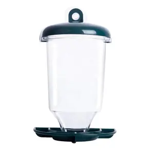 Vertak 2 in 1 Plastic Bird Water Drinker Wall Window Sucking Disc Poultry Bird Water Feeder And Drinkers