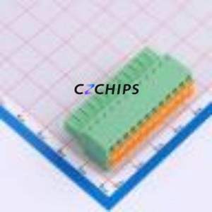 KF2EDGKEH-3.5-2*12P Plug-in Terminal Block P=3.5mm Connector Male Plug 2x12P 3.5mm Green - Product Image 1