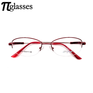 Cina di alta qualità Design all'ingrosso mezza struttura in metallo oro <span class=keywords><strong>occhiali</strong></span> <span class=keywords><strong>da</strong></span> <span class=keywords><strong>vista</strong></span> per le ragazze - Product Image 5