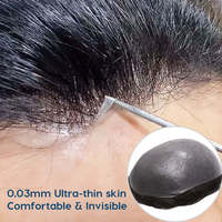 Toupet pré-épilé 100% cheveux humains, frontal en dentelle HD transparente uniquement, 13X4 13X6, fermeture frontale en dentelle HD.