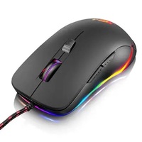 Souris laser optique sans fil pour ordinateur portable/PC, mini souris de jeu, orientation pour droitier, modèle à piles, silencieuse