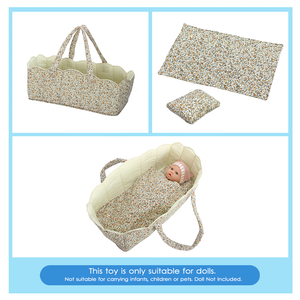 Dollri Starri, cunas personalizadas para muñecas con almohada N, manta para muñecas de 10-16 pulgadas, cama y cesta para niños - Product Image 6