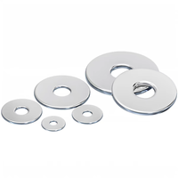 304 Stainless Steel Flat Washer DIN 125 M8 M10 M12 Corrosion Resistant Metal Plain Washers for Automotive Machinery Construction