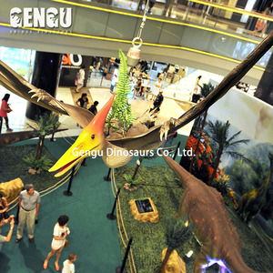 3d animatronic עף דינוזאור שליטה מרחוק עבור גן ילדים מקומות ציבוריים בנמלי תעופה קניונים מתכת - Product Image 3
