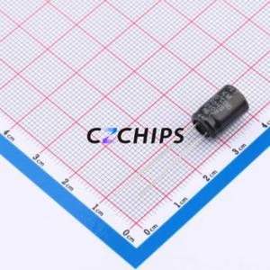 Condensador Electrolítico de Aluminio de Orificio Pasante KM100M400F120B000, Orificio Pasante, D8xL12mm 10uF 20% 400V 80mA-120Hz - Product Image 2