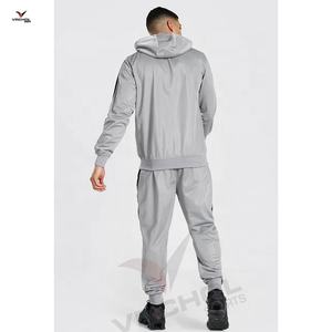 Chándales con cremallera de poliéster de estilo americano de talla grande personalizados, chándales de invierno anticontracción XS a 6XL, diseño sólido e impreso - Product Image 2