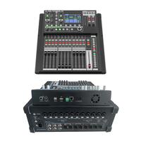 Mezclador Digital Profesional de 16 Canales SONO T16, Consola de Audio para DJ, Fuente de Alimentación Phantom de 48V, Puertos USB Dobles, Tarjeta de Sonido Integrada