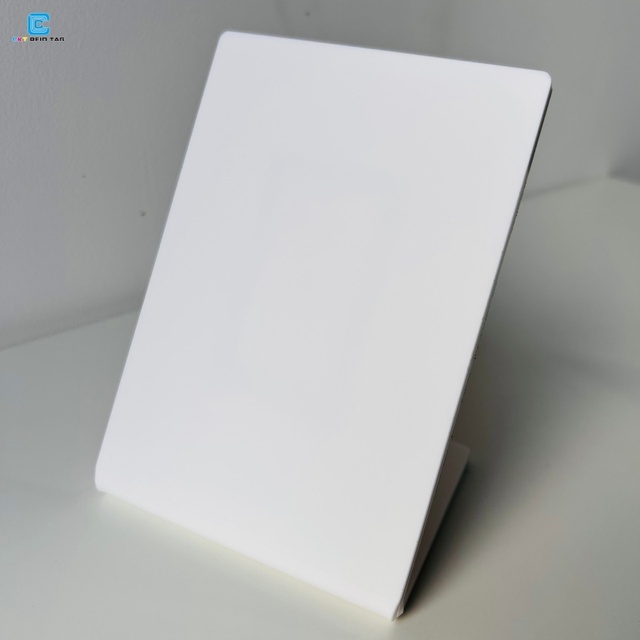 Blank White Nfc Stand Qr Code Menu Restaurant Digital Menu Stand