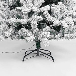 Design New Arrival Luxury <b>Led</b> Flocked Artificial Christmas <b>Tree</b> Warm Light PVC Material Automatic Durable Evergreen Indoor - Product Image 4