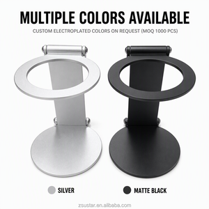 Soporte Plegable de Aluminio para <span class=keywords><strong>Cafetera</strong></span>, Estante Resistente para Máquina de Espresso, Ahorro de Espacio, Organizador de Cocina - Product Image 1