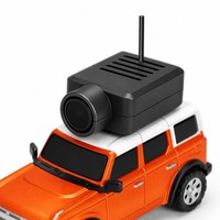 Mobil RC Mini 1:64 dengan Kamera WiFi HD 720P 2.4GHz 4WD 4-Channel Remote Control ABS Mobil Mata-Mata untuk Anak-Anak Indoor-Outdoor