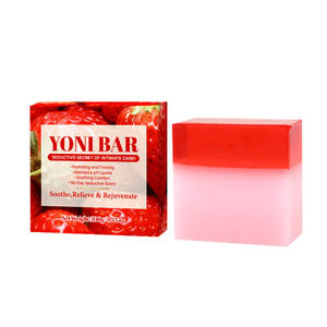 <span class=keywords><strong>Savon</strong></span> <span class=keywords><strong>intime</strong></span> féminin à la fraise biologique pour femmes, nettoyant en profondeur, apaisant et hydratant, marque privée, 100g - Product Image 5
