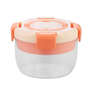 Round Leak‑Proof <b>Plastic</b> Bento Box Sealed Food Storage <b>Container</b> Portable Lunch Box For Students Office Workers - Product Image 6