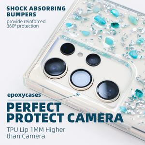 Fundas de Teléfono TPU de Nueva Tendencia para Samsung, con Pedrería, Anti-Golpes, para Samsung S24 Ultra - Product Image 4