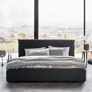Boutique Villa Master Bed - Boucle-Velvet Hybrid, Masaje Ajustable, Marco Real - Product Image 2