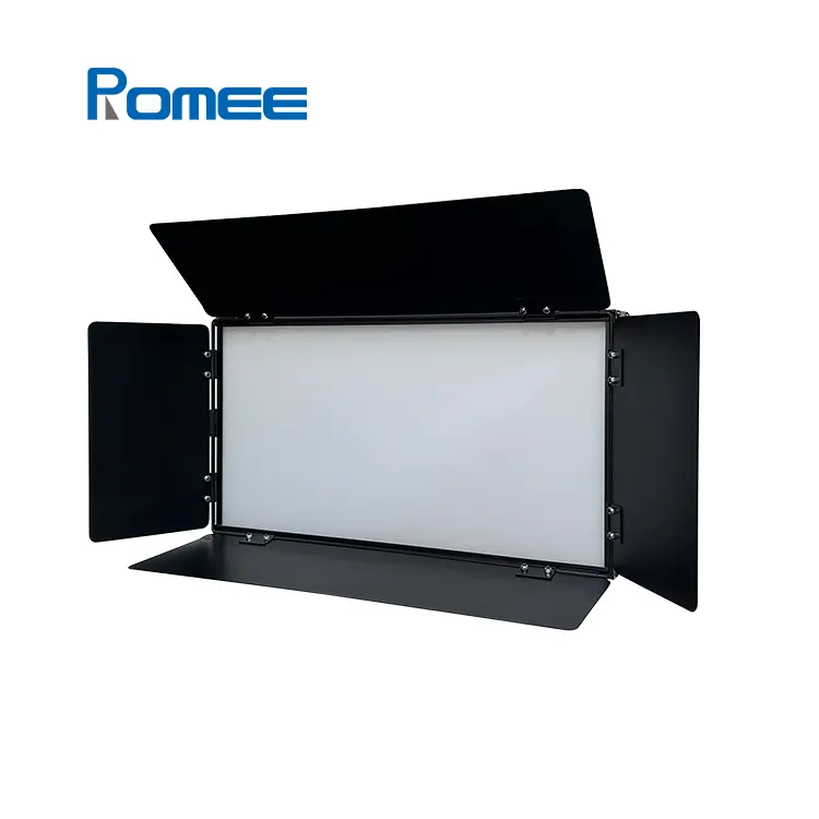 200W Trois couleurs primaires Dimmable LED Flat Panel Photography Video Light avec 408 perles pour la télévision et le studio de théâtre