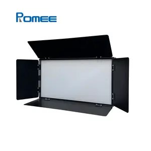 200W 3 Primary Colors Dimmable LED Flat Panel Photography Video Light With 408 Beads For Theater Television And Studio