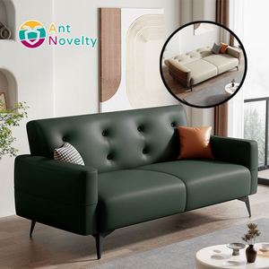 AntNovelle 3-Seater Single Eco-Friendly Fabric Luxury Washable <strong>Sexy</strong> Leather Sofa <strong>Bed</strong> Foldable for Living Room Bedroom Dining - Product Image 6