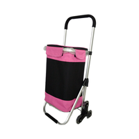 Chariot de supermarché à design personnalisé de voyage en plein air chariot pliable en aluminium portable bagage à main camion Vente en gros