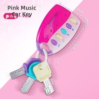 Jouet éducatif et de développement pour la petite enfance, voiture télécommandée musicale réaliste pour enfants avec clé de verrouillage