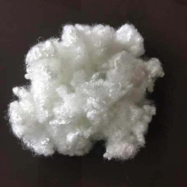 Hollow Conjugated Siliconized Polyester Staple Fiber (HCS PSF) White Color a Grade 100% PET Flake