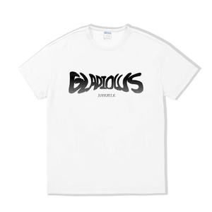 Camiseta Oversize BLADIOUS con Gráfico Hip Hop, Estampado de Eslogan Juvenil, Multicolor, Casual, Unisex, Manga Corta, Estilo Urbano - Product Image 2