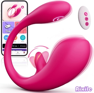 Juguetes <span class=keywords><strong>Sexuales</strong></span> para Parejas, Vibrador Portátil con Control Remoto por Aplicación, Vibradores de Punto G con 10 Modos de Vibración y Golpeteo, Juegos <span class=keywords><strong>Sexuales</strong></span> para Adultos - Product Image 1