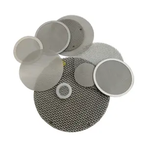 60mm Stainless steel woven metal mesh disc grease filter