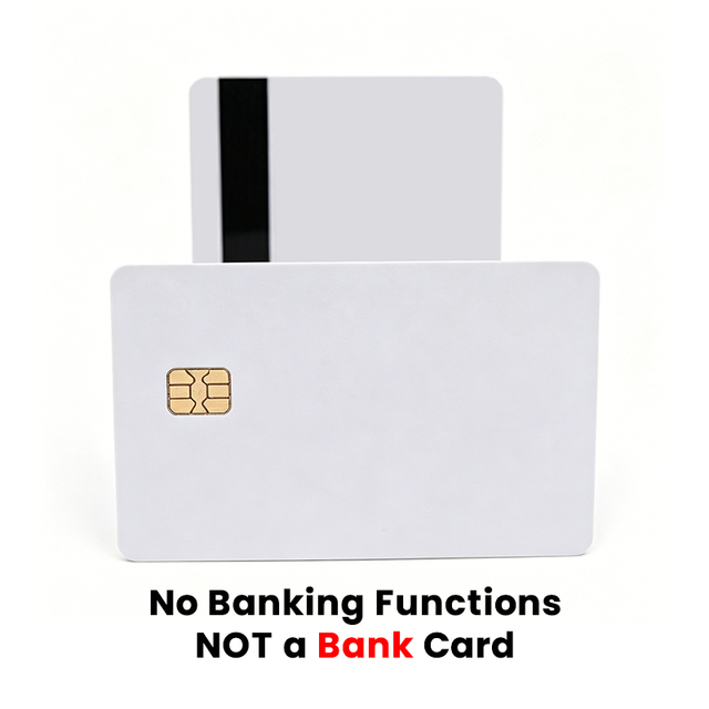 Customized Size LOGO BULK Contact IC Card Blank PVC Smart NFC Card