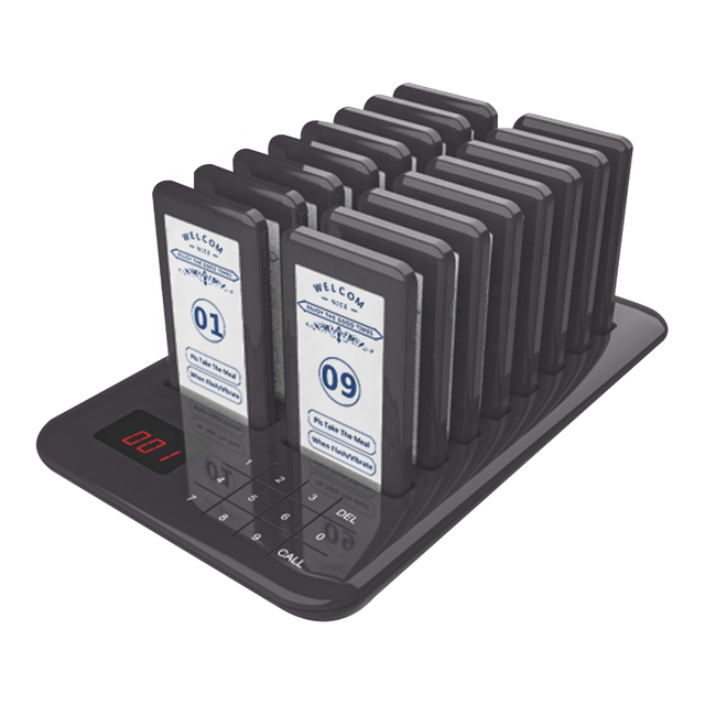 Factory Direct Vibrating Wireless Restaurant Paging Fastfood Queue Guest Pager System